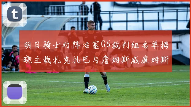 明日骑士对阵活塞G6裁判组名单揭晓主裁扎克扎巴与詹姆斯威廉姆斯在列